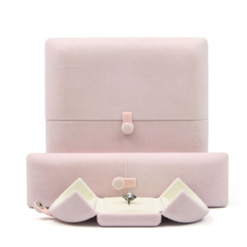 JV-24 velvet jewelry box