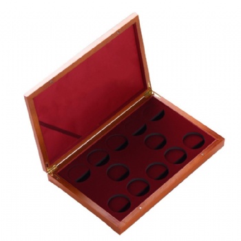 CW-19 wooden coins storage box